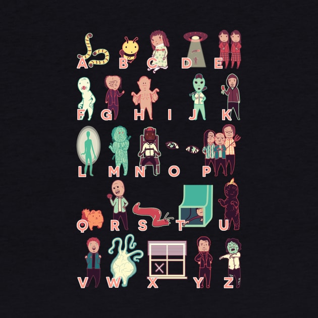 X-Files Monster Alphabet by comfhaus